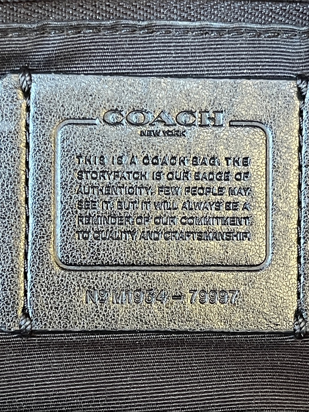 Coach Black Pebble Leather Prairie Satchel Crossbody Bag - Picture 10 of 10